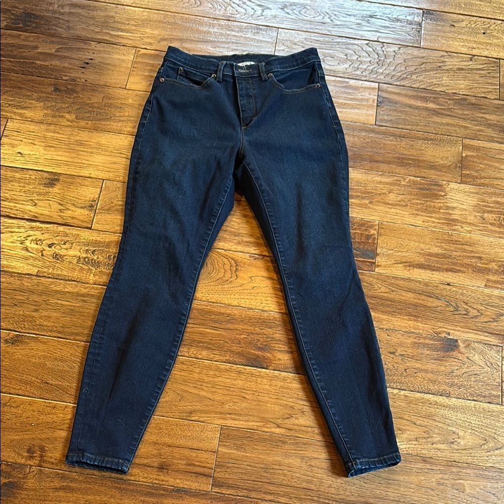 Duluth Trading Co Black Skinny Jeans Stretchy Denim